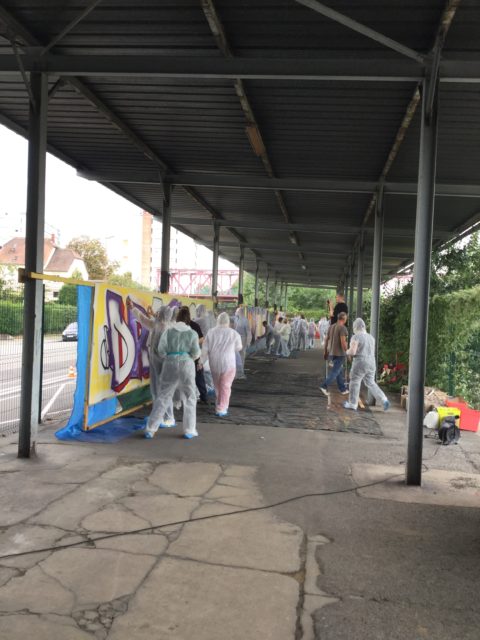 Le quai pour les travaux salissants